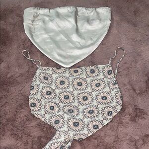 Floral Patterned Bikini Set